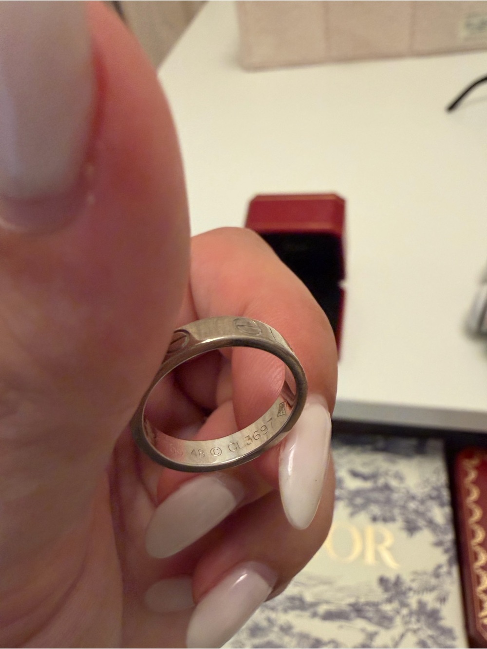Authentic Cartier Love Ring 48 - Picture 3 of 5